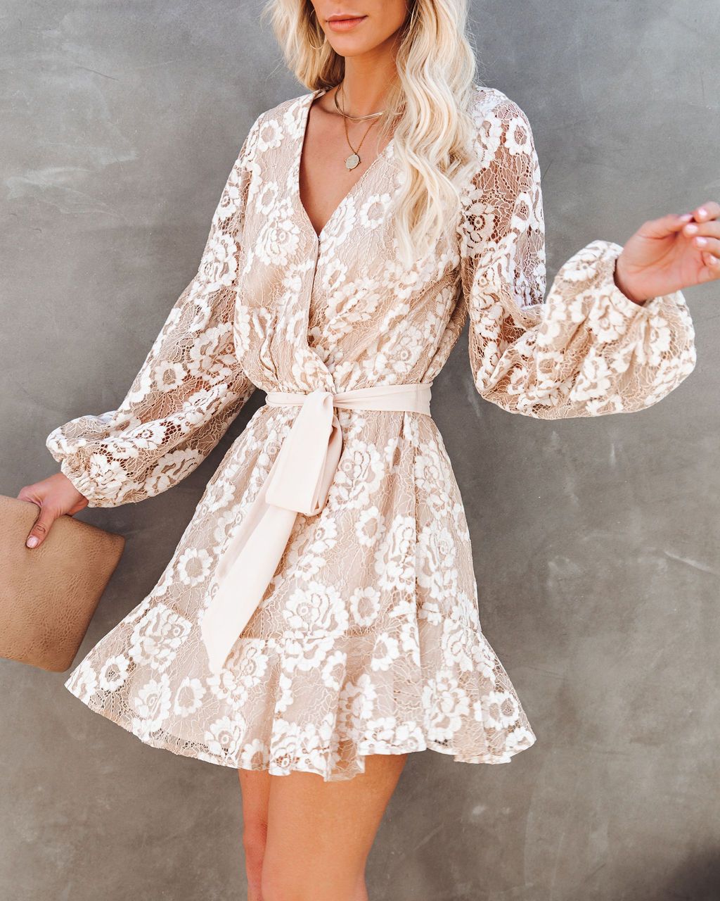 Apricot Lace Dress Off Shoulder Summer Dress Maxi Dress