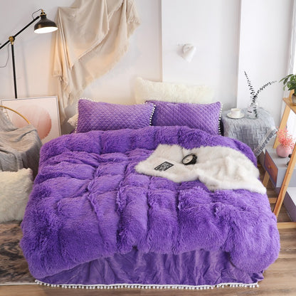 Fleece Velvet Bedding Set