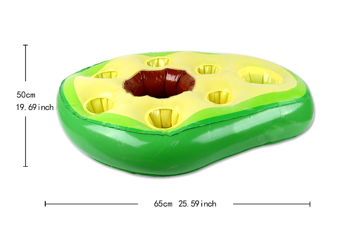 Pineapple Pool Drink Holder & Floating Snack Tray - - pool float