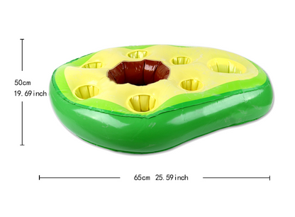 Pineapple Pool Drink Holder & Floating Snack Tray - - pool float
