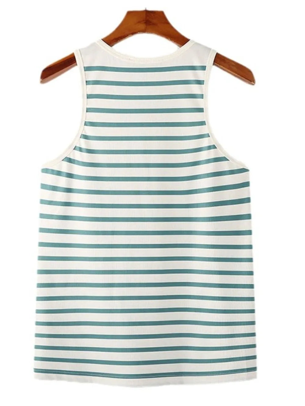 Men's Striped Wide Strap Tank - -