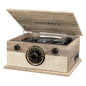 Victrola Brookline 6-in-1 Multimedia Turntable - Farmhouse Oatmeal - n a - record player