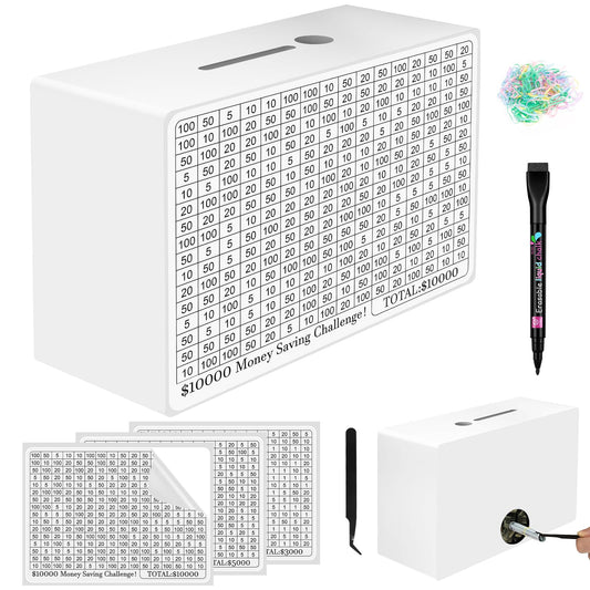 Target Savings Box with Accessories - White - White - piggy bank