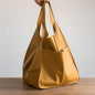 Leather Womens Shoulder Bag Soft Large Capacity - Yellow 1 - handbag