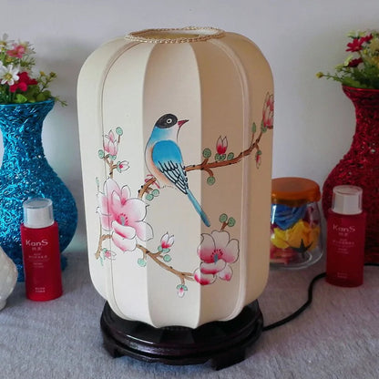 Stylish Hand-Painted Desk Lamp Kia Day Design