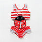 Watermelon Print Toddler Girls Swimsuit YY9047 7T