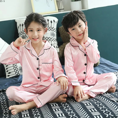 Spring Pajamas For Children Pink 4T