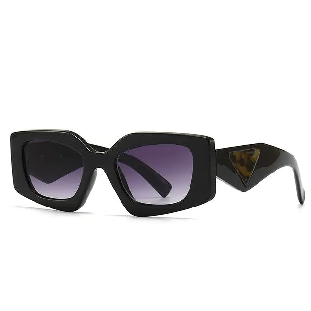 Retro Rectangular Cat Eye Sunglasses - Kia Day Design