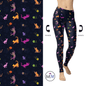 Paisley Kitty Full Length Leggings - Full - Apparel