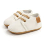 Multicolor Retro Leather Shoes Baby White tan 13-18 Months