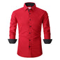 Mens Casual Button Down Shirt Long Sleeve Button up Shirts - Kia Day Design