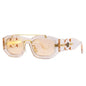 Vintage Punk Sunglasses light tan one