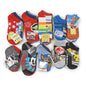 20-Pair: Licensed Assorted Kids' No-Show Socks - Boys Assortment - Kids' & Baby Clothing
