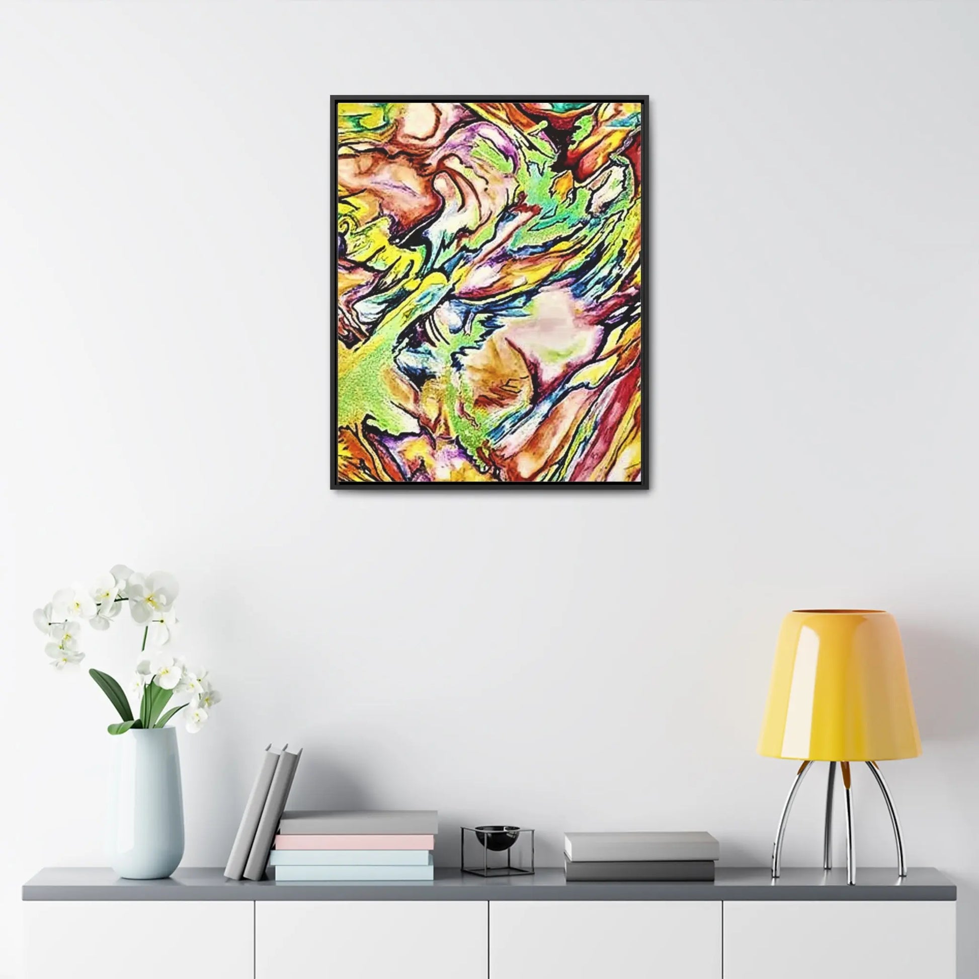 Phoenix Rising Gallery Canvas Wraps, Vertical Frame