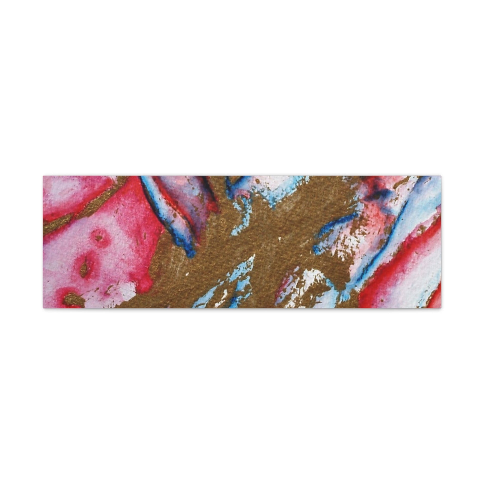 Abstract Love Canvas Gallery Wraps - 36″ x 12″ 1.25" - Canvas