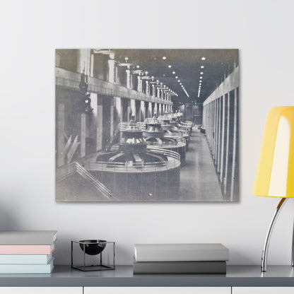 Boulder Dam Powerhouse Canvas Gallery Wraps 24″ x 20″ 1.25"