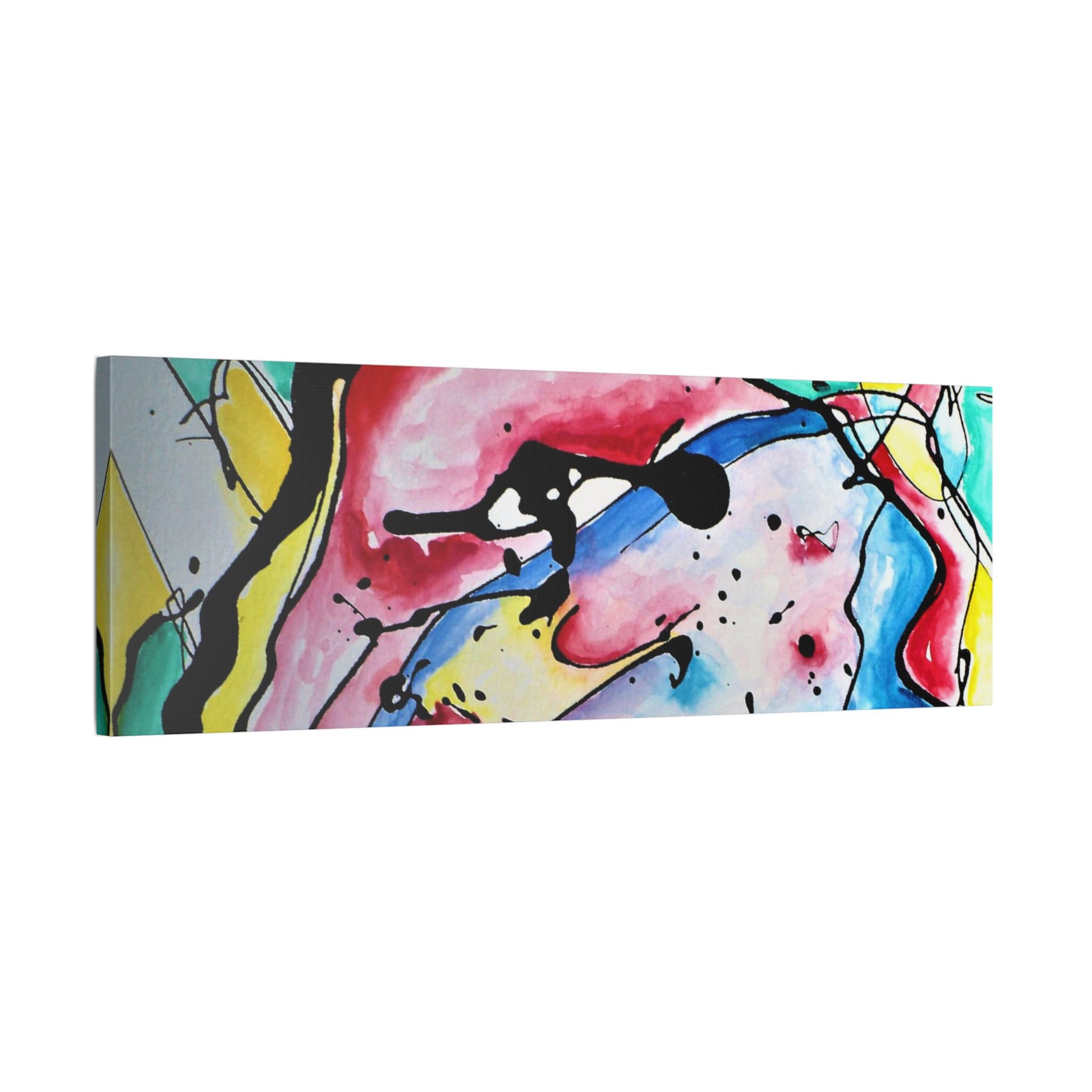 3rd Eye Sundae Satin Canvas Stretched - Kia Day Design