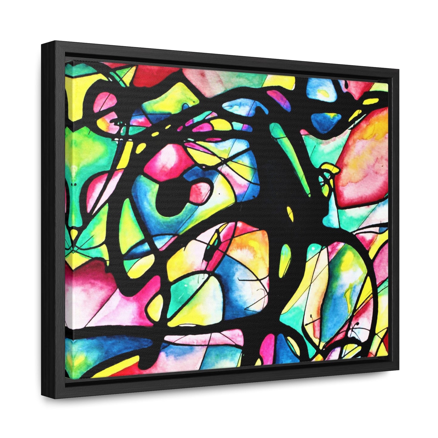 Peacock Gallery Canvas Wraps, Horizontal Frame