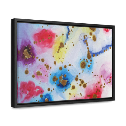 Purple Swirl Gallery Canvas Wraps, Horizontal Frame