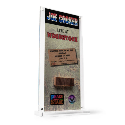 Woodstock Stage Artist Acrylic Frame- Peace Of Stage LLC- {{Product type}}