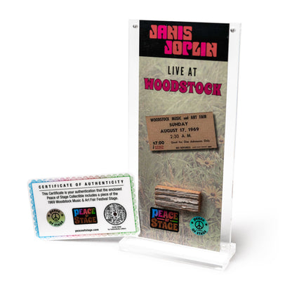 Woodstock Stage Artist Acrylic Frame- Peace Of Stage LLC- {{Product type}}