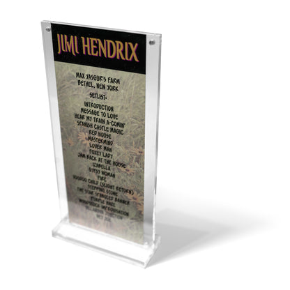 Woodstock Stage Artist Acrylic Frame- Peace Of Stage LLC- {{Product type}}