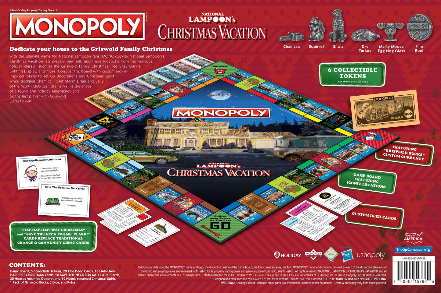 MONOPOLY® National Lampoon's Christmas Vacation - - Board Game