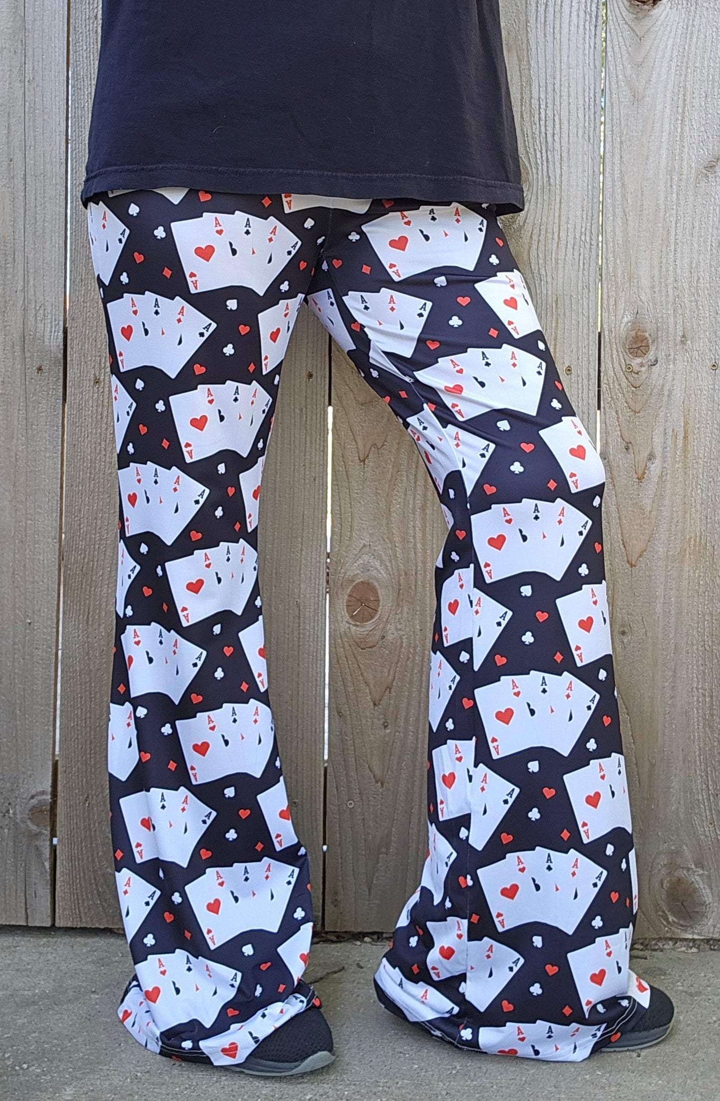 Baha Ranch Vegas Casino Gambling Flare Pants - - pants
