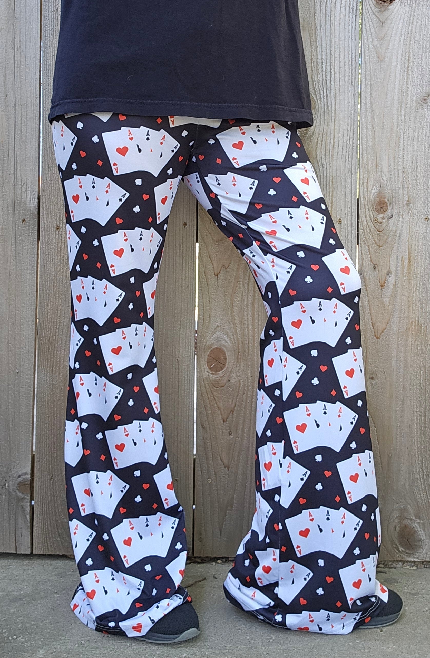 Baha Ranch Vegas Casino Gambling Flare Pants - - pants