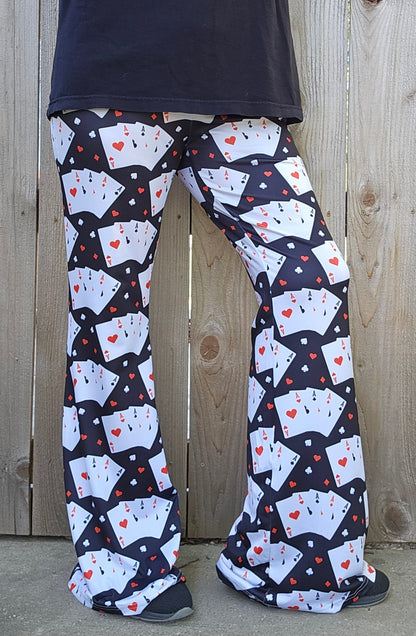 Baha Ranch Vegas Casino Gambling Flare Pants - - pants