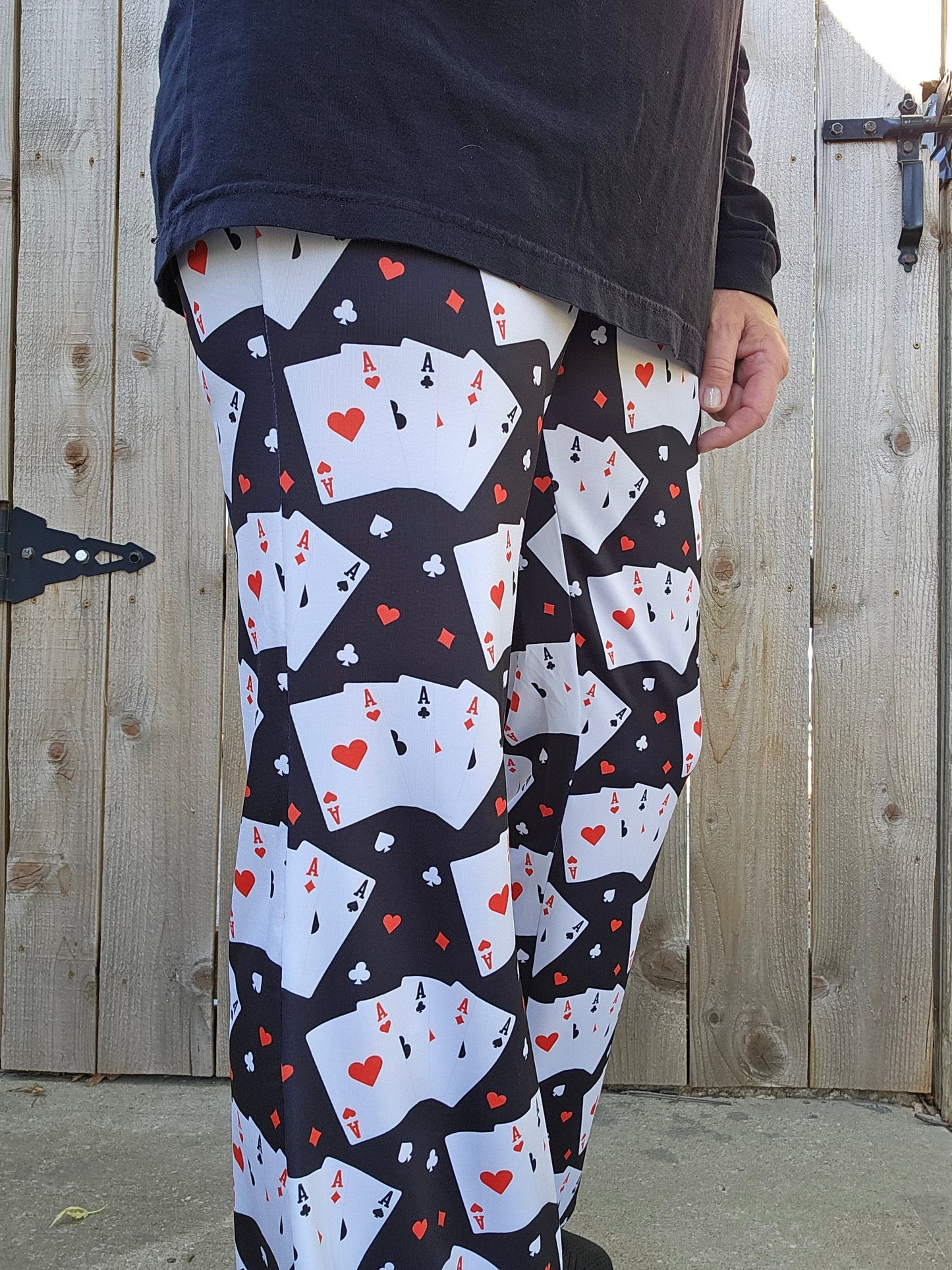 Baha Ranch Vegas Casino Gambling Flare Pants - - pants