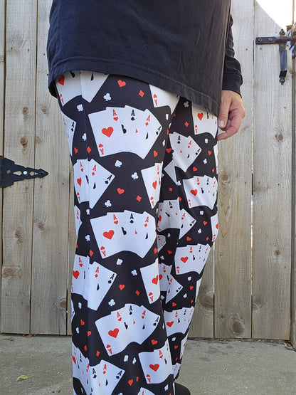 Baha Ranch Vegas Casino Gambling Flare Pants - - pants