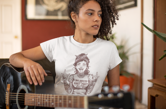 Vintage Hokey Pokey Graphic Tee - White - Graphic Tee