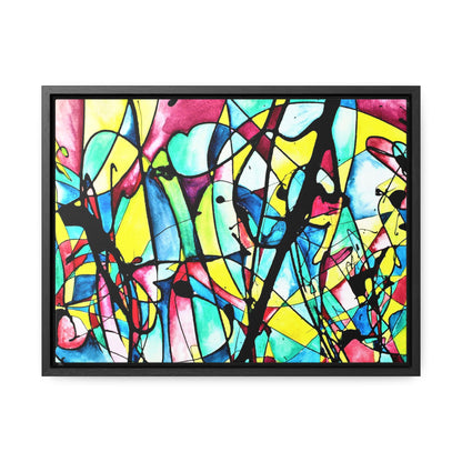 Alien Lady Gallery Canvas Wraps, Horizontal Frame 16″ x 12″ Black Premium Gallery Wraps (1.25″)