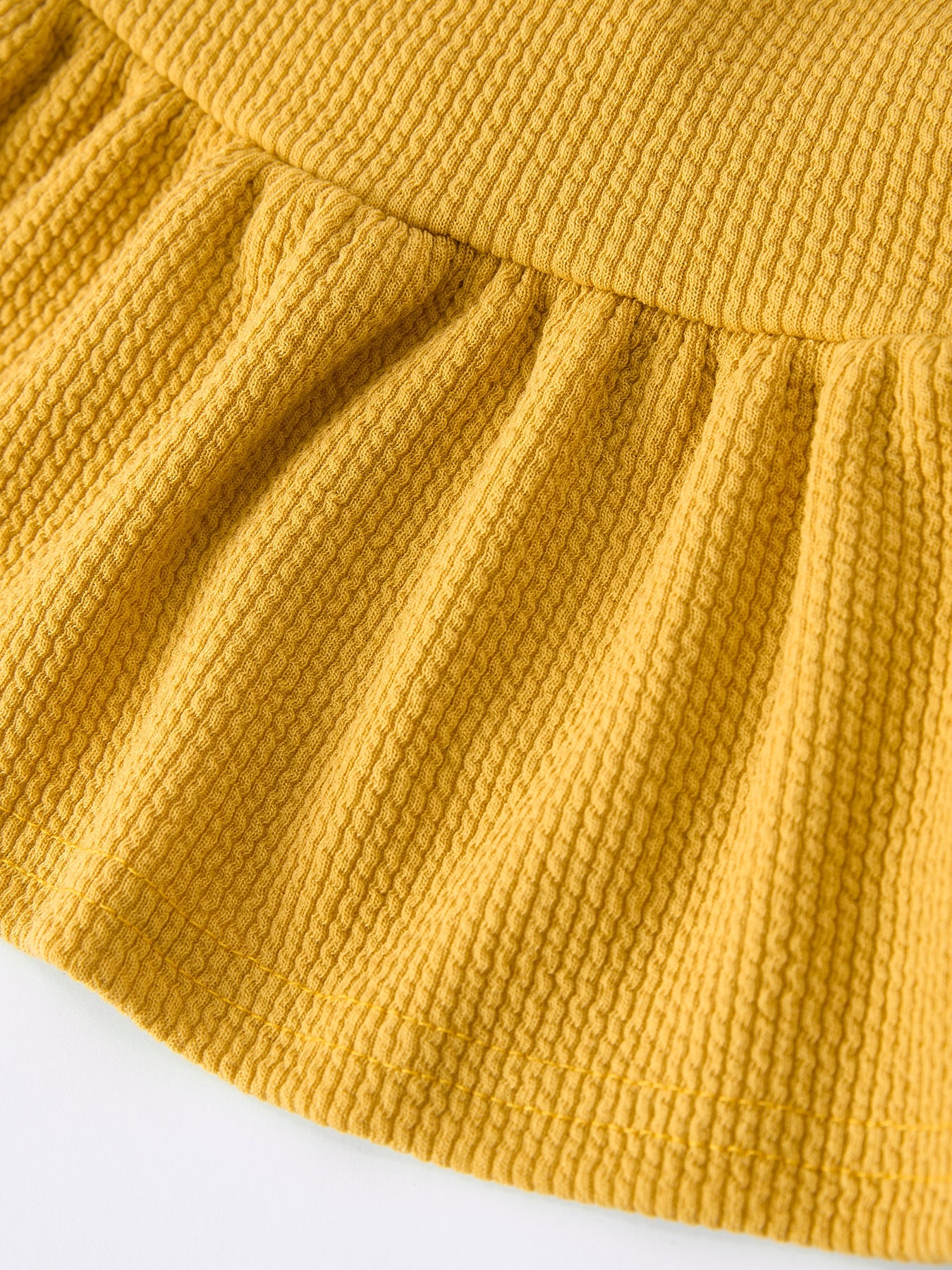 Girls Daisy and Mustard Yellow Dress 2-piece Set - - Dress