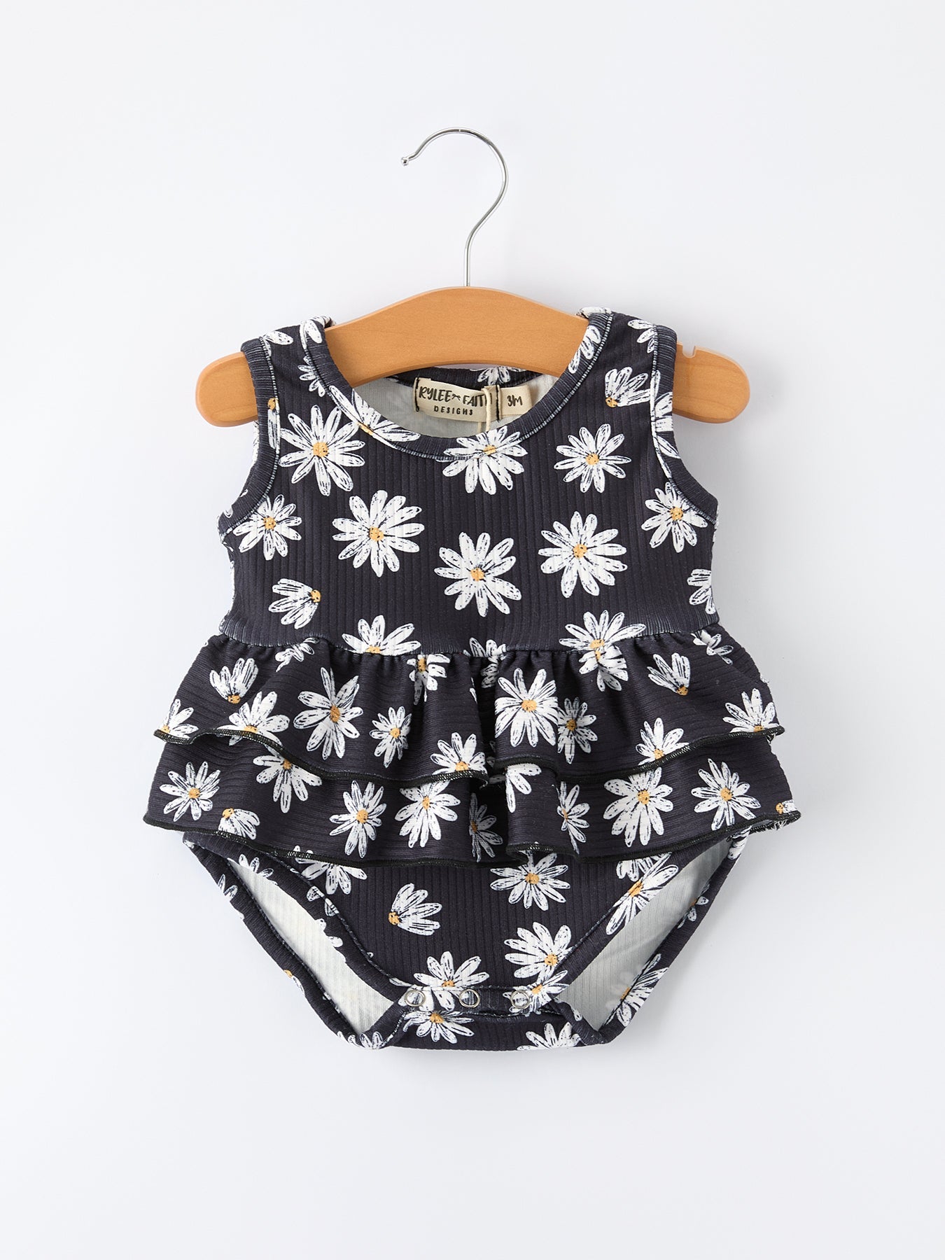 Baby Girls' Spring Daisy Romper - - Romper