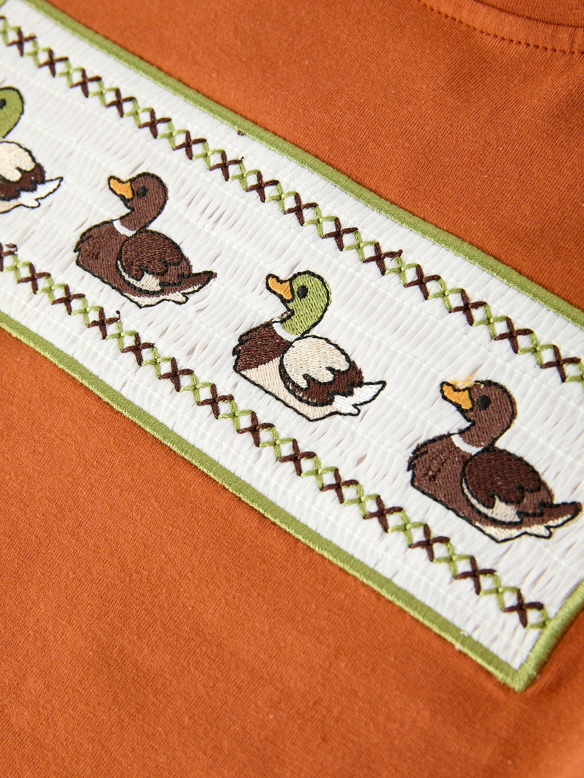 Duck Camo Embroidered Duck Boy Pant Set - - Outfit
