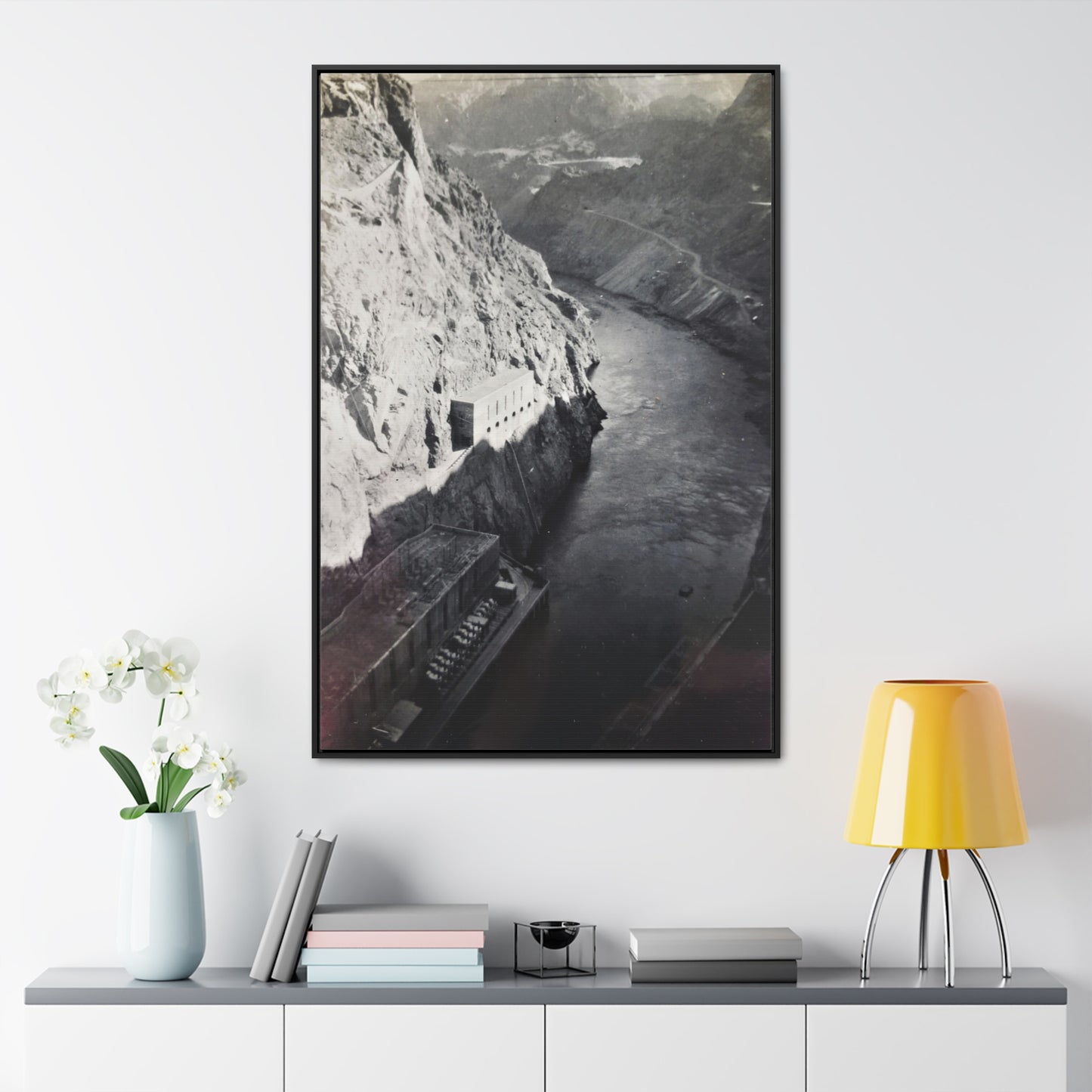 Boulder Dam Gallery Canvas Wraps, Vertical Frame