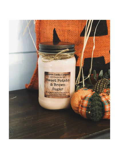 Sweet Potato & Brown Sugar Candle - - Candles & Melts