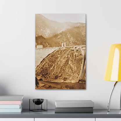 Back View Morris Dam Spillway Canvas Gallery Wraps 16″ x 24″ 1.25"