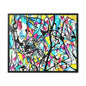 Kaleidoscope Gallery Canvas Wraps, Horizontal Frame 24″ x 20″ Black Premium Gallery Wraps (1.25″)