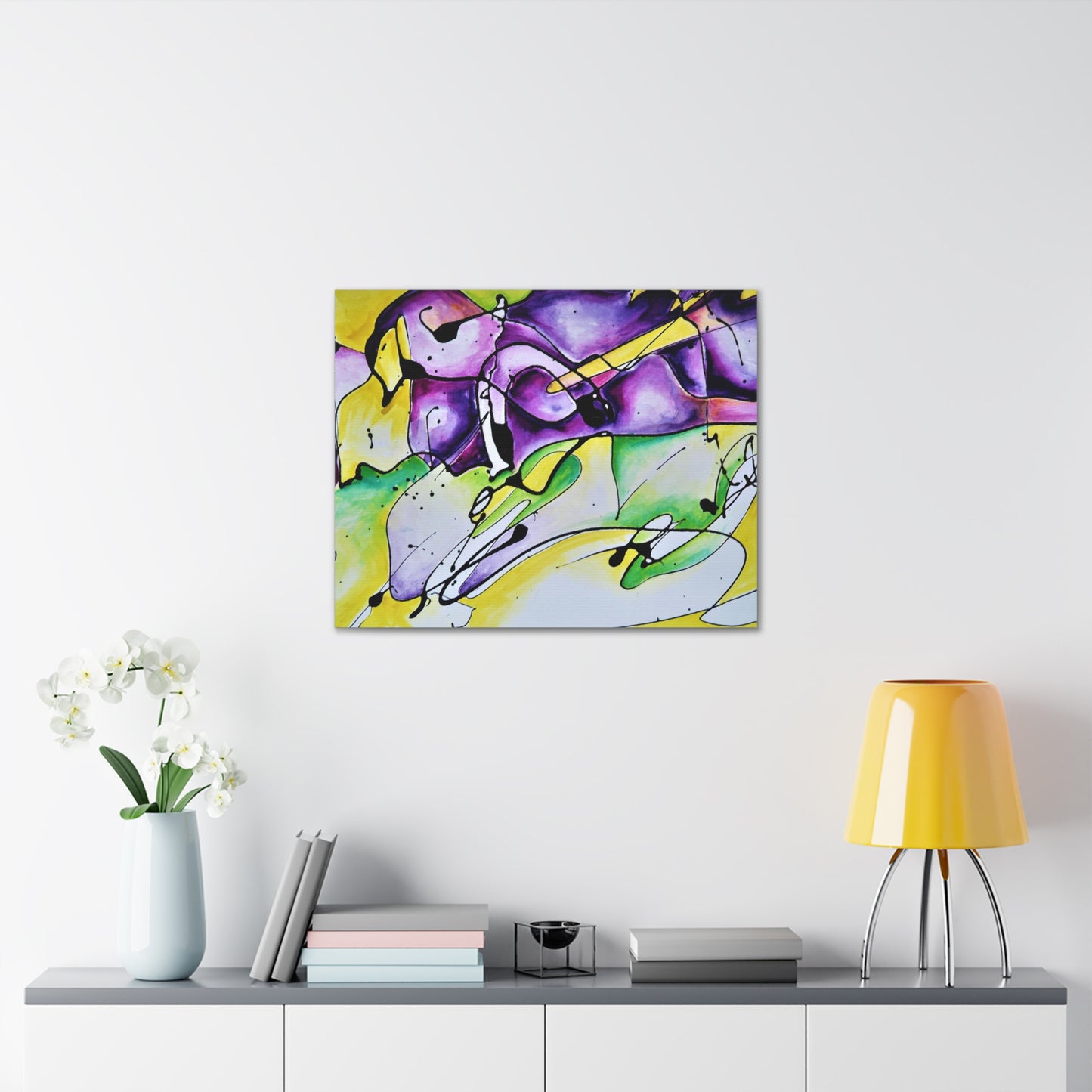 Purple Mountains Canvas Gallery Wraps