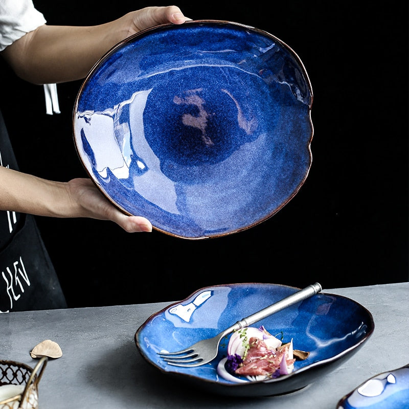 Nordic Ceramic Tableware Set - Plates and Bowls - - bowls
