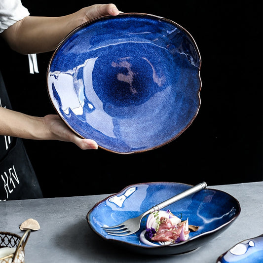 Nordic Ceramic Tableware Set - Plates and Bowls - - bowls