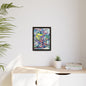 Alien Abstract Colorful Framed Canvas Art - Kia Day Design