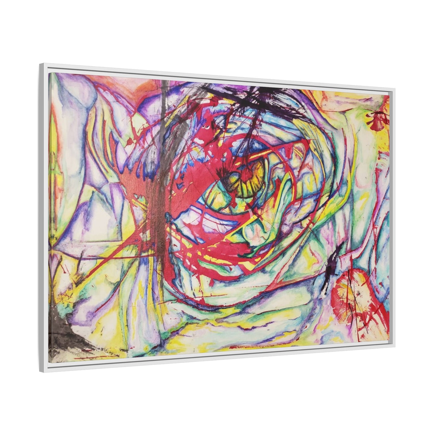 The Eye Framed Art Print - Kia Day Design
