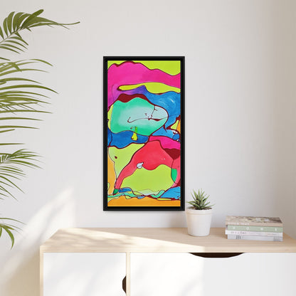 Kool Kid Matte Canvas Framed - Kia Day Design