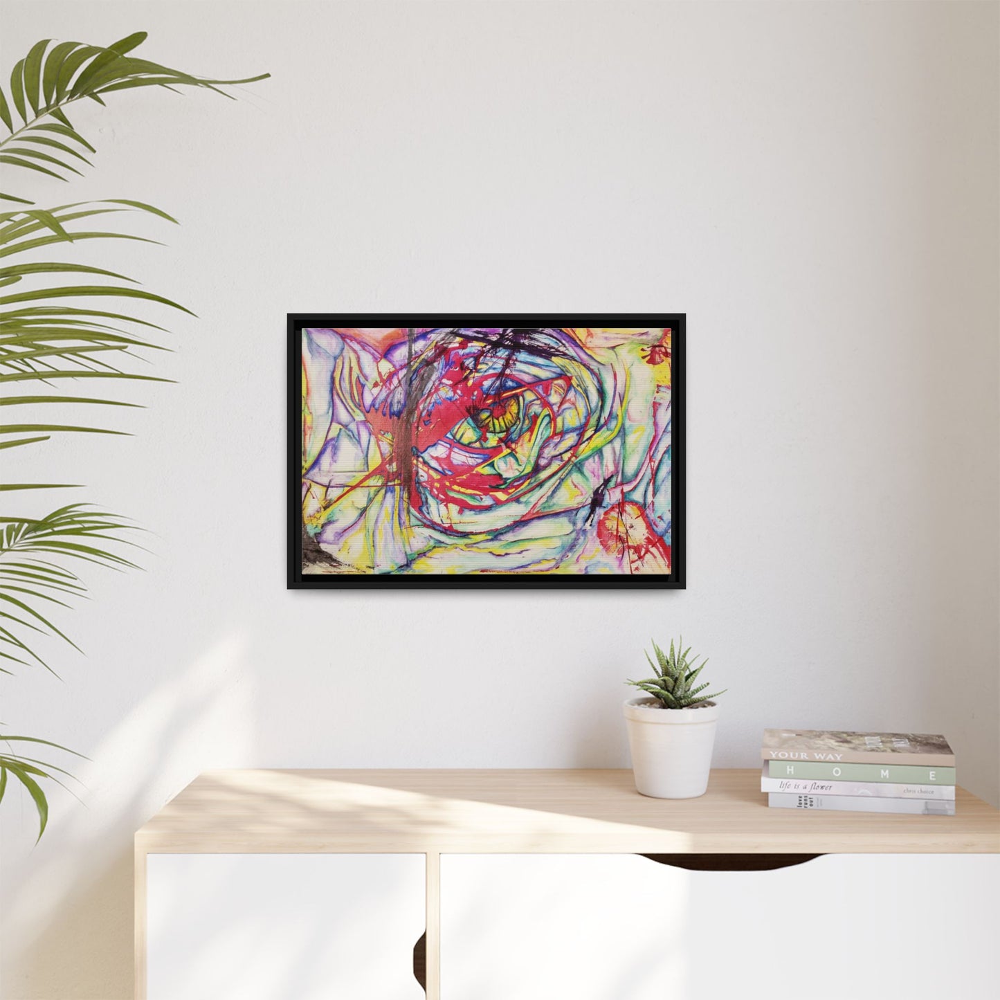 The Eye Framed Art Print - Kia Day Design
