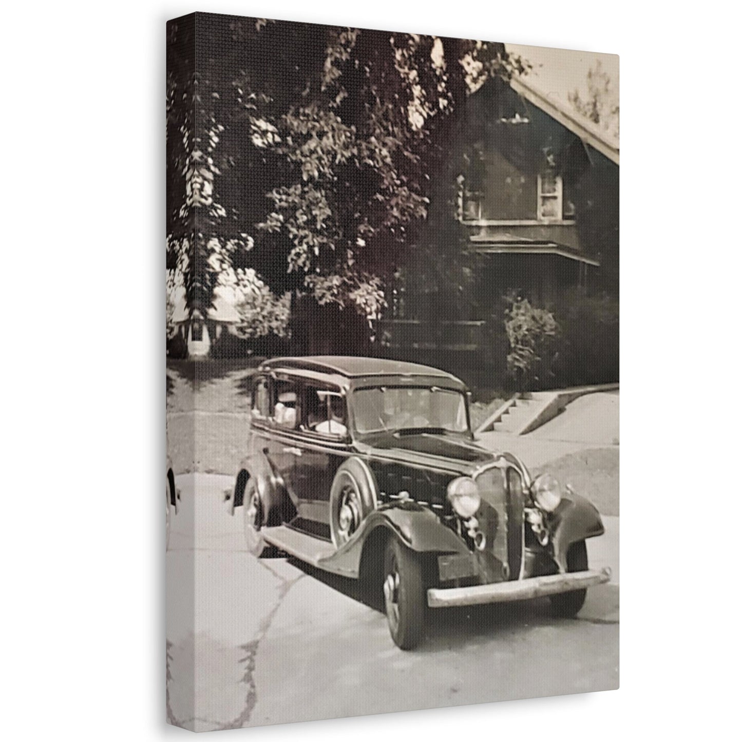 Classic Car Stretched Canvas