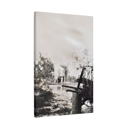 Bridge Satin Canvas Stretched